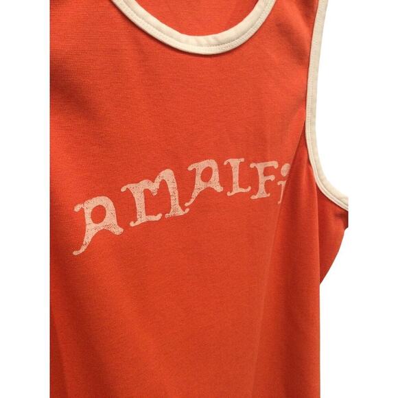 Anthropologie Maeve Womens Amalfi Coastal Sleeveless Tank Top Size Large Orange - Picture 7 of 13